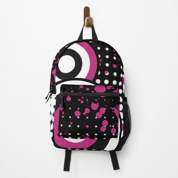 Item preview, black, white, and pink abstract frutiger metro pattern designed and sold by meuliasshop.