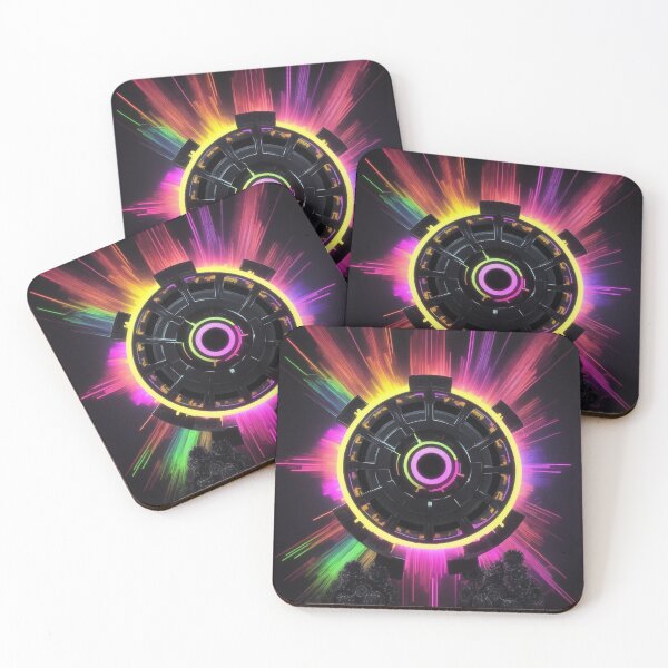 Item preview, Cosmic Chronos in neon colors: Astral Timepieces designed and sold by Carlos Gudino.