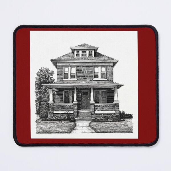 Item preview, The American Foursquare  designed and sold by Delicate-AI.