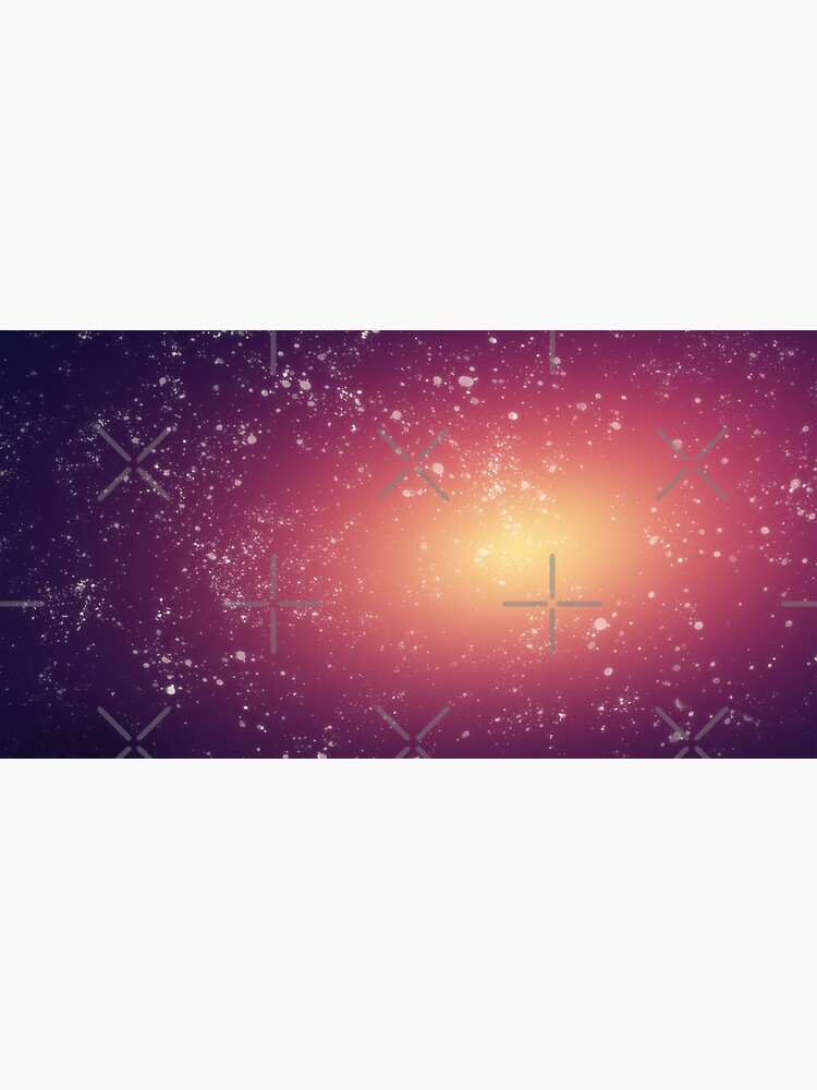 Thumbnail 3 of 3, Sticker, Cosmic Expanse (Purple wide variant) designed and sold by TheLustyLizard.