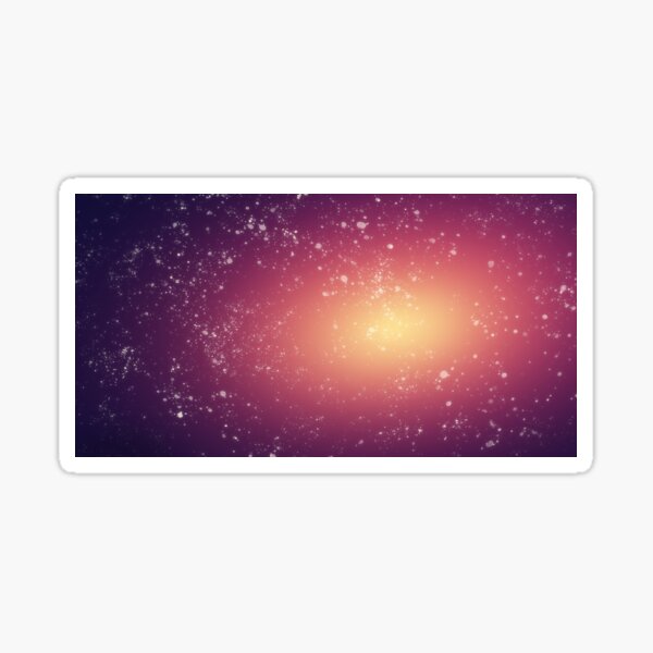 Cosmic Expanse (Purple wide variant) Sticker
