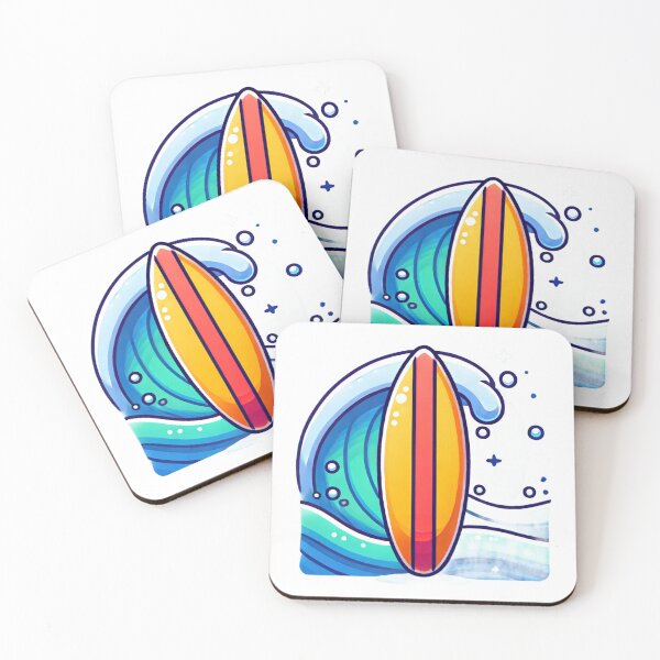 Item preview, Surf logo stickers v2 designed and sold by cj-digital.