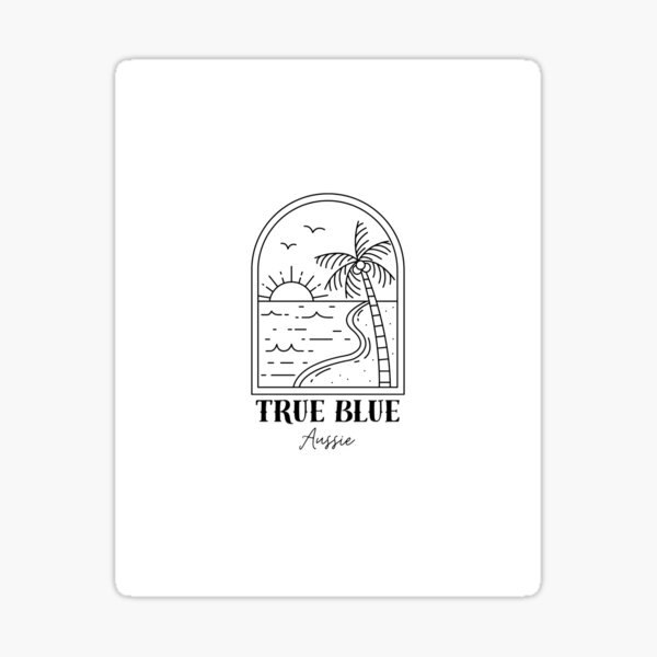 Item preview, True blue Aussie  designed and sold by hellosunshine88.
