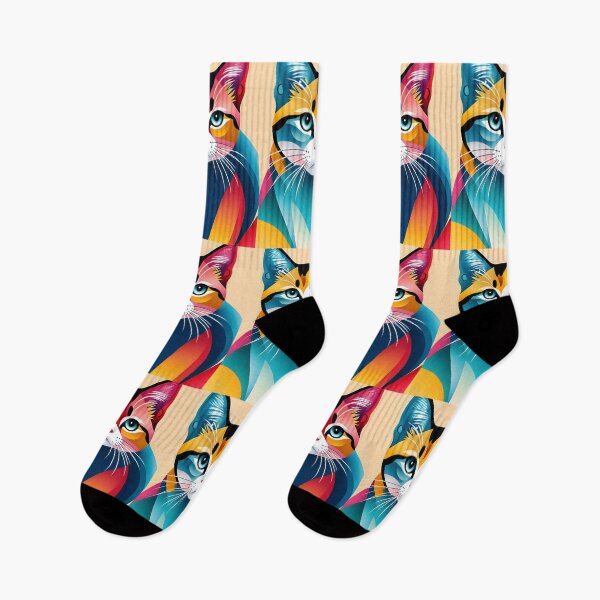Item preview, Abstract Cat - Modern Digital Art designed and sold by Ai-michiart.