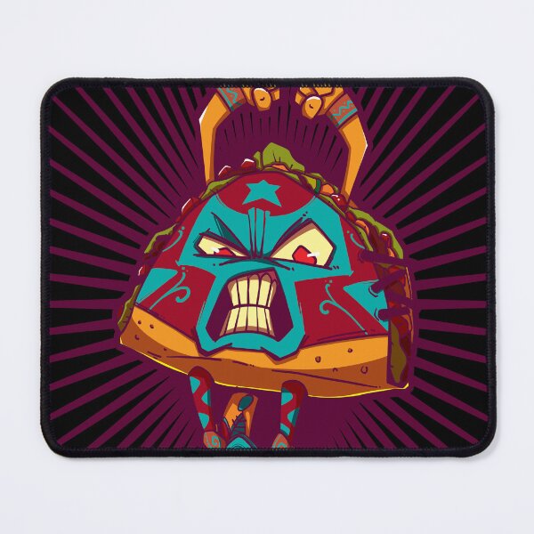 Item preview, Mexican Wrestling, Angry Taco, EL TACO Angry Luchador designed and sold by EYESORE ART.