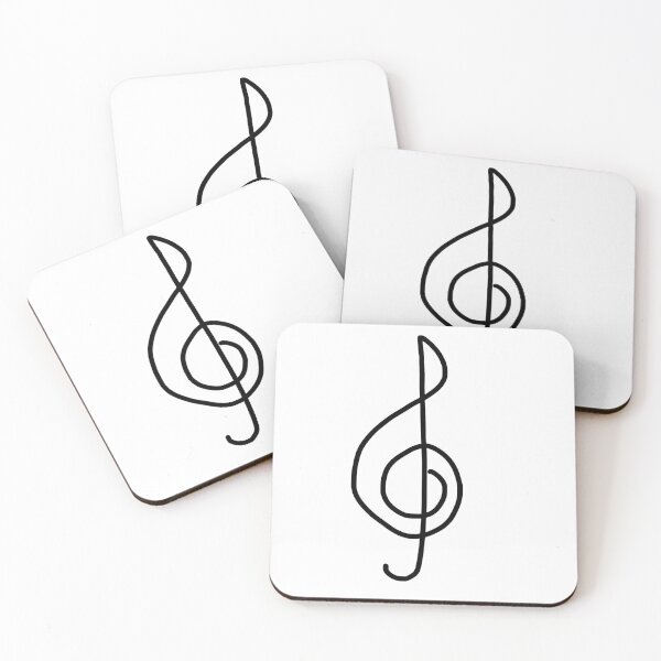 Item preview, Treble Clef designed and sold by RepeatCandy.