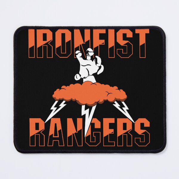 Artikelvorschau, Ironfist Rangers Logo mit Umrissen entworfen und verkauft von DataTrax.