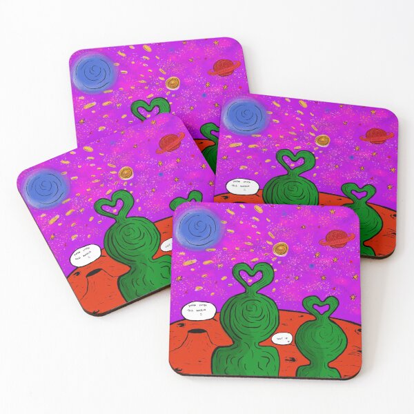 Item preview, aliens in love designed and sold by shodoods.