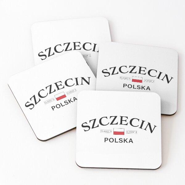 Item preview, Szczecin Polska (Poland) Polish Coordinates designed and sold by HakeDesign.