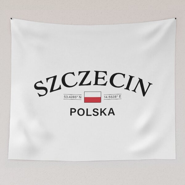 Item preview, Szczecin Polska (Poland) Polish Coordinates designed and sold by HakeDesign.