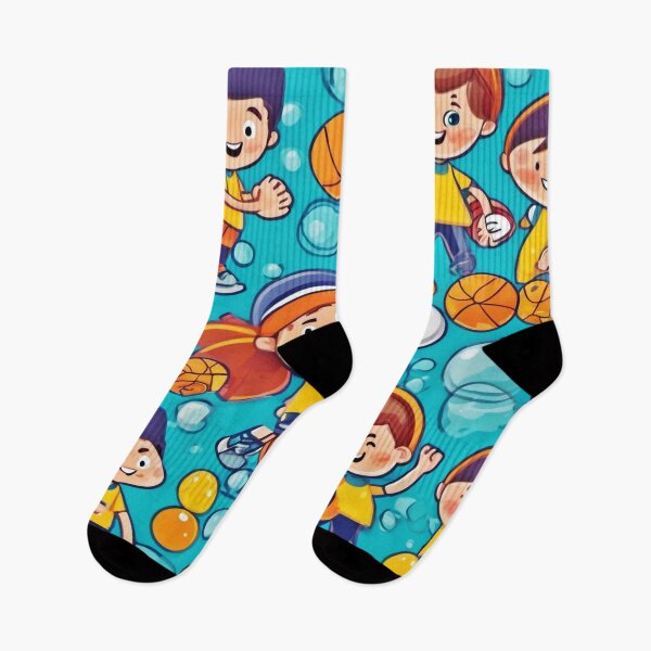 Item preview, Funny sports kid, sock kid designed and sold by kevlab.