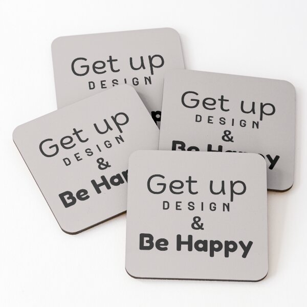 Item preview, Get up , design & be happy ? designed and sold by Humanity brush .