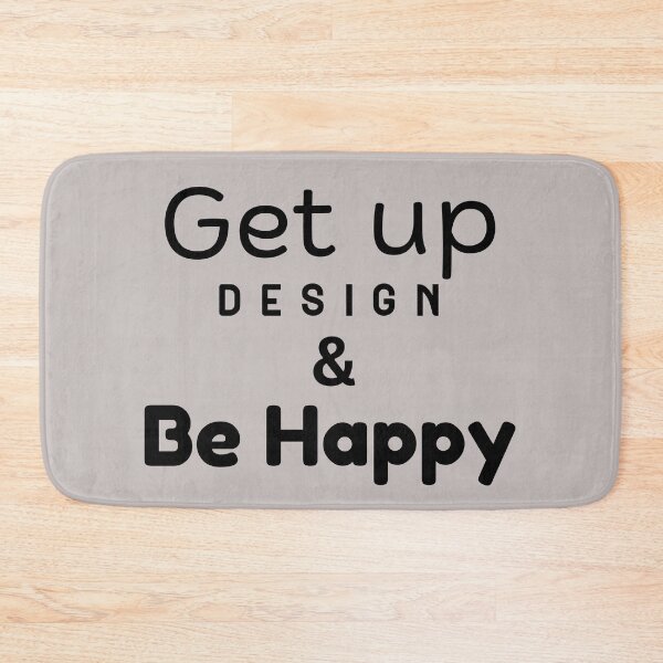 Item preview, Get up , design & be happy ? designed and sold by Humanity brush .