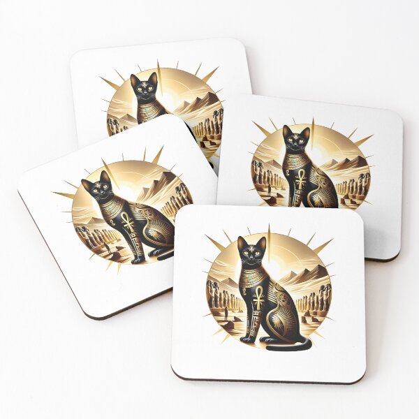 Item preview, Bastet in the Circle of Protection designed and sold by Egyptology.