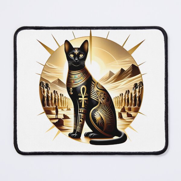 Item preview, Bastet in the Circle of Protection designed and sold by Egyptology.
