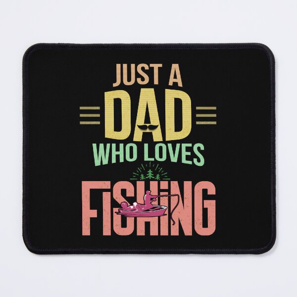 Item preview, Just A Dad Who Loves Fishing | Funny Father's Day Retro Design designed and sold by PixelGrafiks.