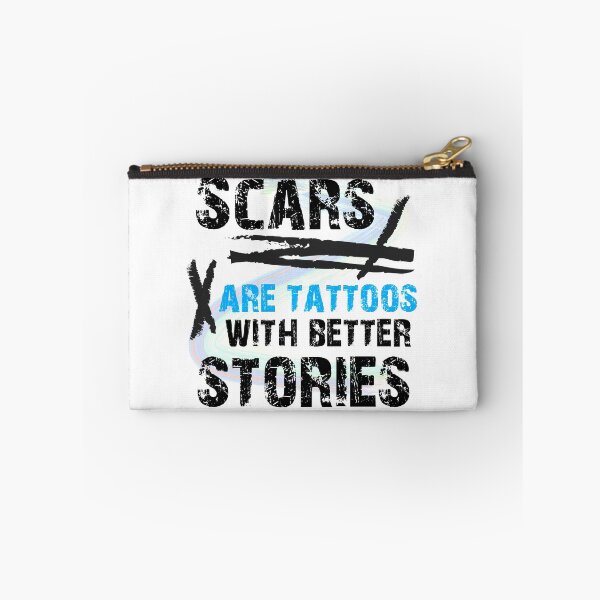 Item preview, Scars Are Tattoos With Better Stories Inspirational Phrase designed and sold by dentalart.