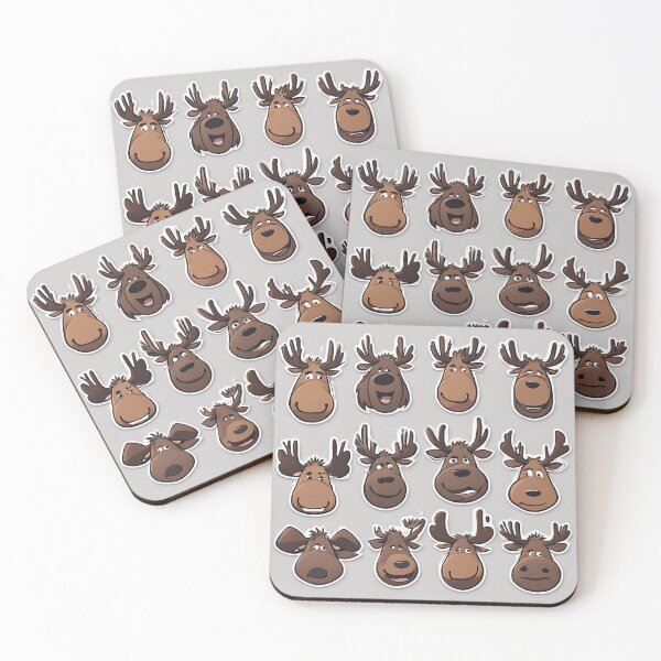 Item preview, The Moose Heads designed and sold by Zenvo.