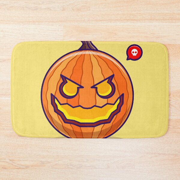 Item preview, Cute Pumpkin Halloween Monster: Adorable Cartoon Vector Icon" designed and sold by hjian8219.
