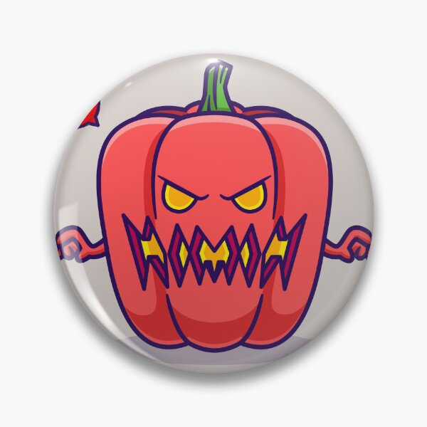Item preview, "Cute Paprika Halloween Monster: Adorable Cartoon Vector Icon designed and sold by hjian8219.