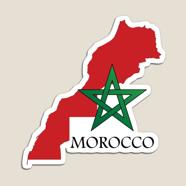 Item preview, map of the Kingdom of Morocco designed and sold by skalihm.