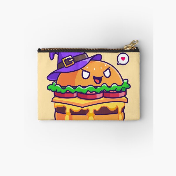 Item preview, "Cute Witch Burger: Adorable Cartoon Vector Icon" designed and sold by hjian8219.