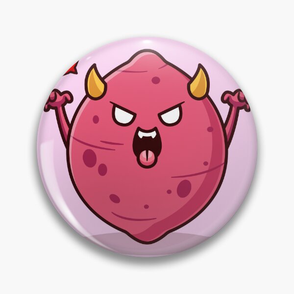 Item preview, "Cute Sweet Potato Dracula: Adorable Vampire Cartoon Vector Icon designed and sold by hjian8219.