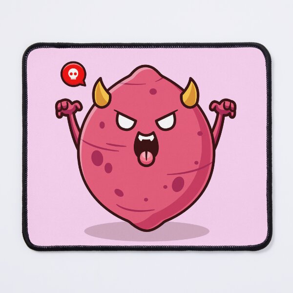 Item preview, "Cute Sweet Potato Dracula: Adorable Vampire Cartoon Vector Icon designed and sold by hjian8219.