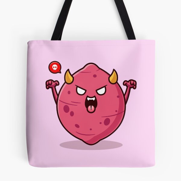 Item preview, "Cute Sweet Potato Dracula: Adorable Vampire Cartoon Vector Icon designed and sold by hjian8219.