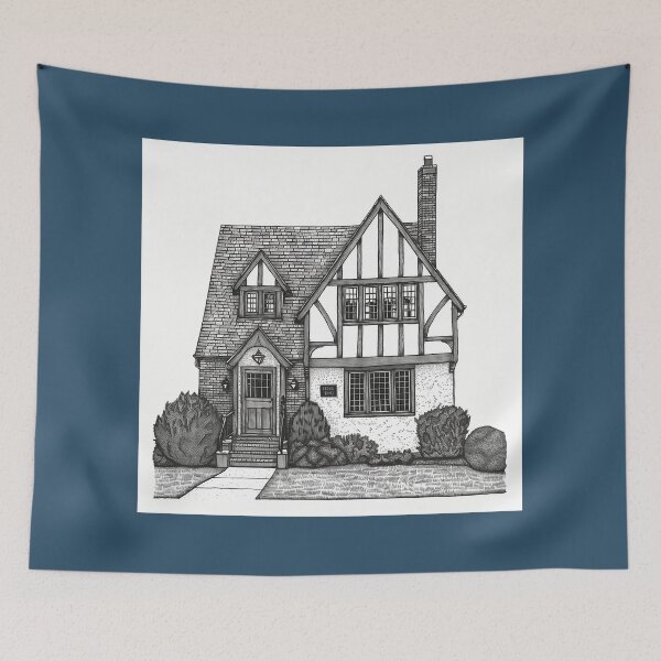 Item preview, Tudor Suburban designed and sold by Delicate-AI.