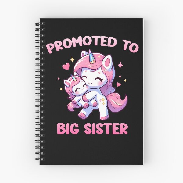 Item preview, Promoted to Big Sister Unicorn Sisters Baby Announcement designed and sold by Mini Pandas.