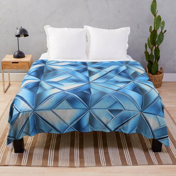 Item preview, Icy Blue And Silvery-White Trendy Pattern Design designed and sold by DEC02.