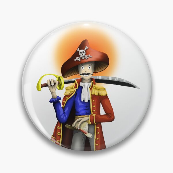 Item preview, King of pirates with mushroom hat designed and sold by MantarKral.