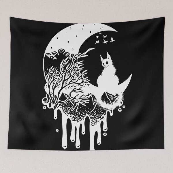 Item preview, Zodiac Horoscope Moon Cat designed and sold by PestDesigns.