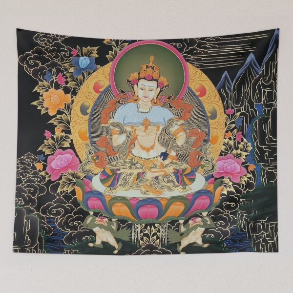 Item preview, Dorje Sempa Thangka Vajrasattva Buddhist Art designed and sold by Onodera.