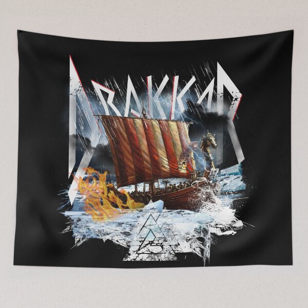 Item preview, Viking Drakkar Iceland Vibrant designed and sold by Wild Style.