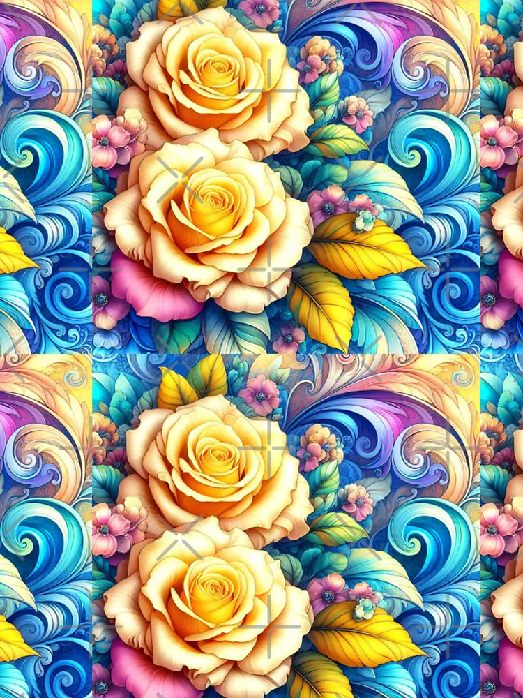 Thumbnail 4 of 4, iPhone Case, Spring Roses designed and sold by connie campbell.