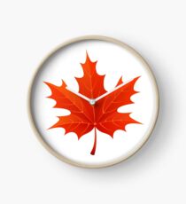 Maple Leaf Clock