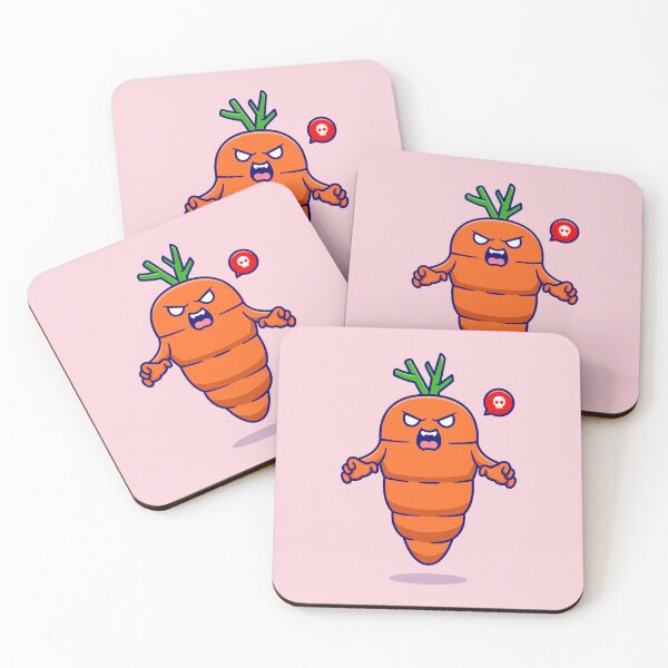 Item preview, "Cute Carrot Monster: Adorable Cartoon Vector Icon for Halloween" designed and sold by hjian8219.