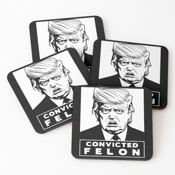 Item preview, Trump Convicted Felon 45 designed and sold by ProtestDonald.