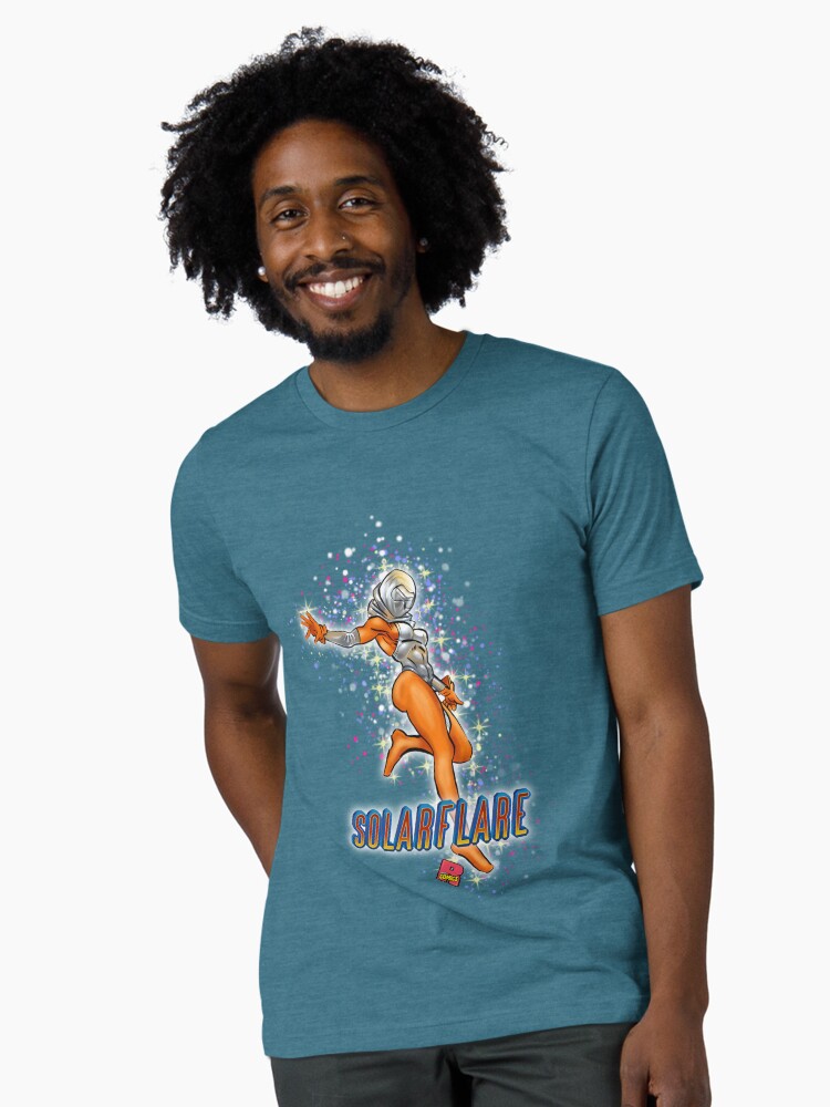 Thumbnail 1 of 7, Tri-blend T-Shirt, solarFlare designed and sold by RosalesComics.