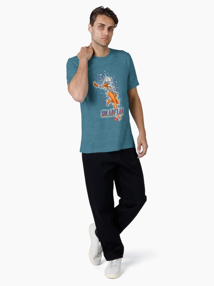Thumbnail 4 of 7, Tri-blend T-Shirt, solarFlare designed and sold by RosalesComics.