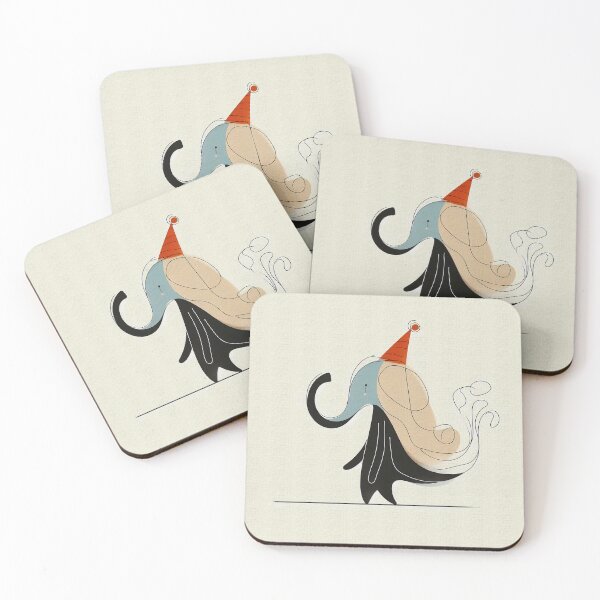 Item preview, Elephant Silhouette | Party Hat | Surreal Minimalist Art | Unique Design designed and sold by GOATMATCH.