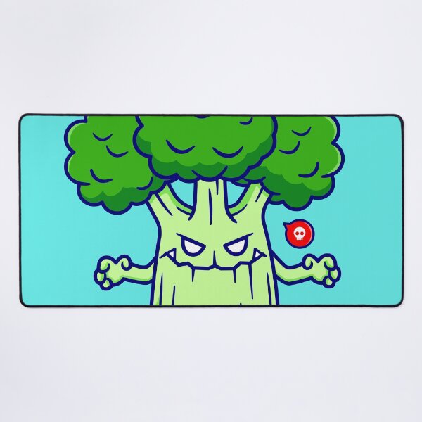 Item preview, "Cute Broccoli Monster: Adorable Halloween Cartoon Vector Icon" designed and sold by hjian8219.
