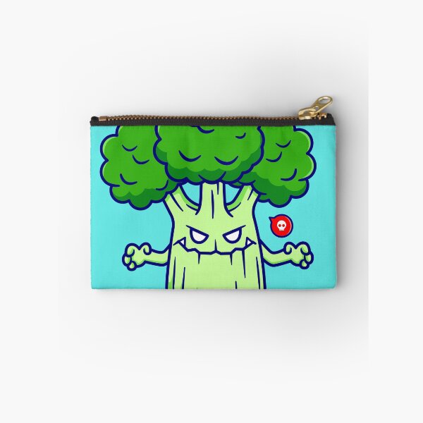 Item preview, "Cute Broccoli Monster: Adorable Halloween Cartoon Vector Icon" designed and sold by hjian8219.