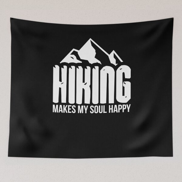 Item preview, Hiking Makes My Soul Happy designed and sold by Kieran Abbott.