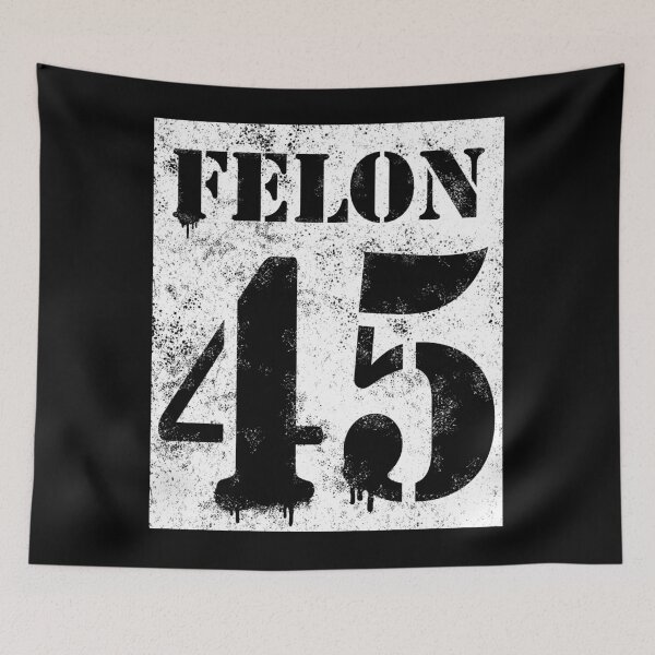 Item preview, FELON 45 Graffiti Stencil Street Graphic designed and sold by ProtestDonald.