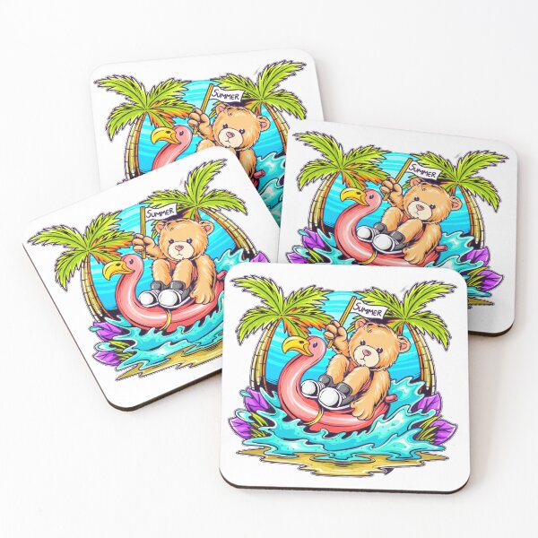 Item preview, Bear beach tropical  designed and sold by UZRWRLD .