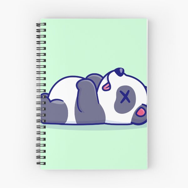 Item preview, "Kung Fu Panda Cute Panda Sleeping: Cartoon Vector Icon Illustration" designed and sold by hjian8219.