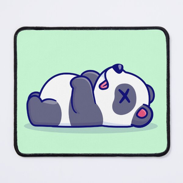 Item preview, "Kung Fu Panda Cute Panda Sleeping: Cartoon Vector Icon Illustration" designed and sold by hjian8219.